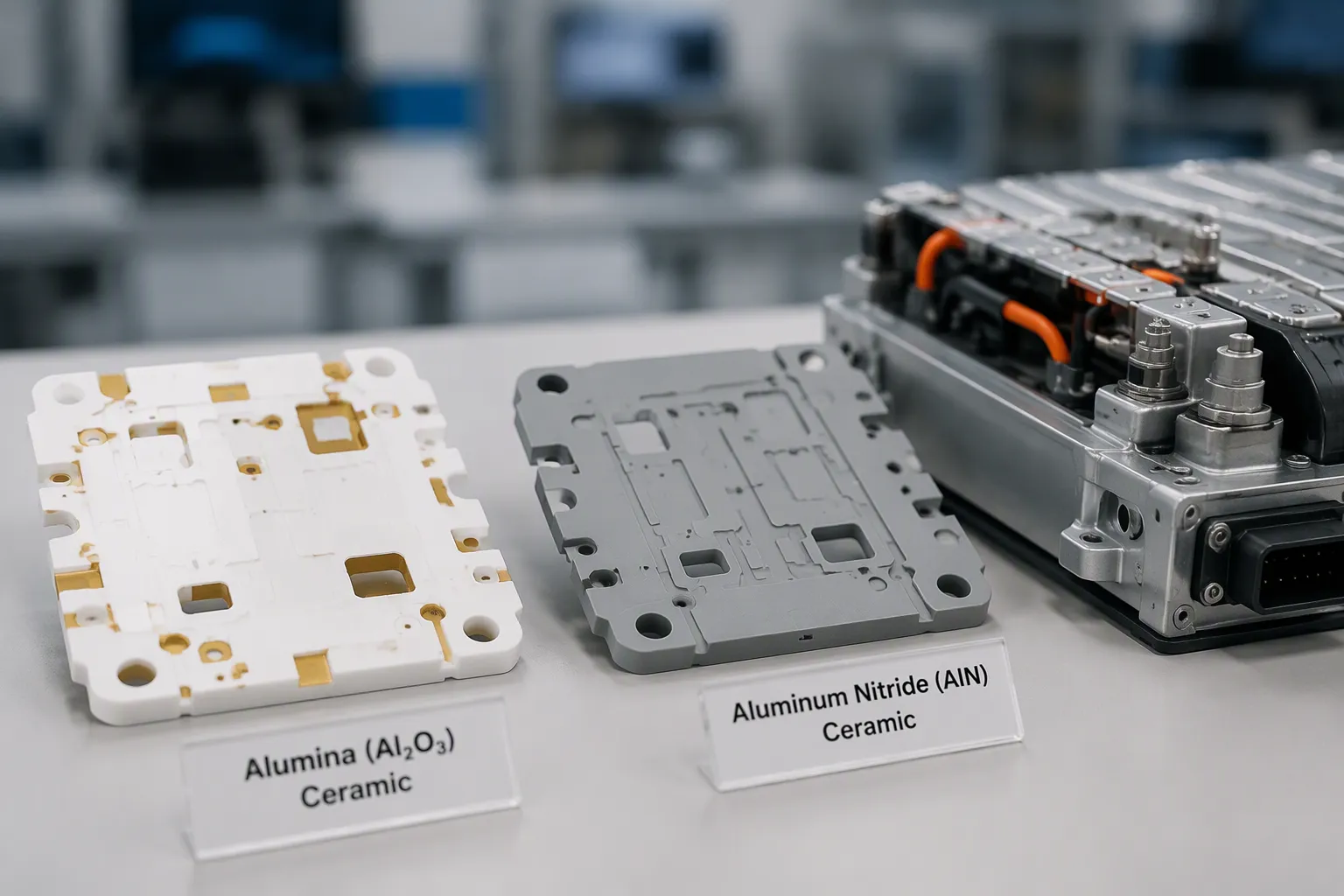 Alumina vs Aluminum Nitride: Choosing Technical Ceramics for New Energy Equipment