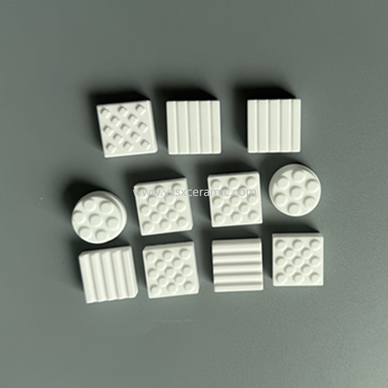 shenxing ceramic heating resistance 95% alumina ceramic wearble ceramic pulley lagging plate – Yixing Shenxing
